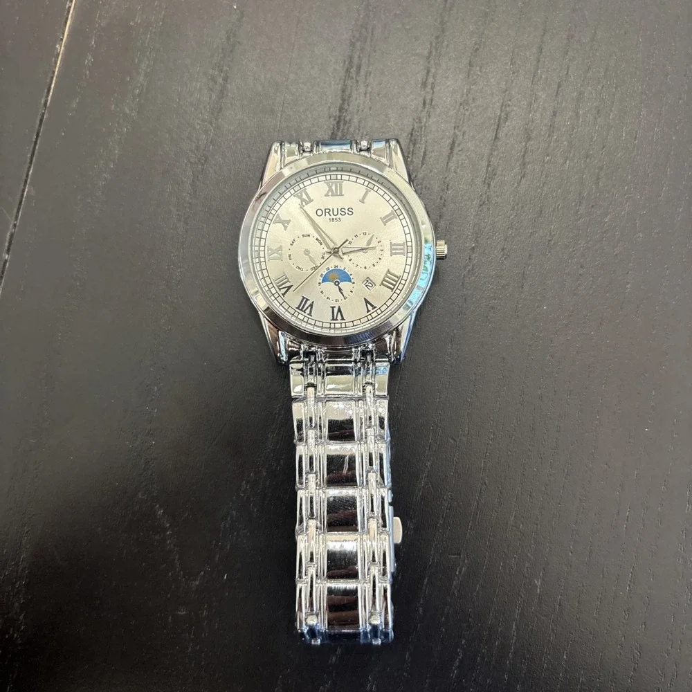 ORUSS 1853 Luxury Quartz Watch Automatic Movement  With Box & Tool NEW!!!
